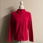 Columbia  Pink Fleece Zip-Up Jacket Women’s Size M Photo 1