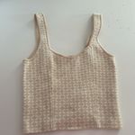 Abercrombie & Fitch Jacquard Elevated Knit Soft V-Neck Tank NWT Photo 2