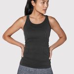 Lululemon Womens Top Gray Swiftly Tech Strappy Tank Stretch Yoga Gym Size 4 Photo 0