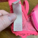 Victoria's Secret Very Sexy Push Up Bra Neon Pink Lace Bow Size 34C Undewrire Photo 4