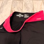 PINK - Victoria's Secret  women's small black/pink Yoga capri leggings Photo 1