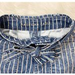 American Eagle  Stretch Highest Waist Mom Paper Bag Shorts Striped‎ 00 Photo 9