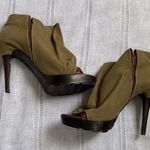 DV by Dolce Vit Dolce Vita canvas peep toe stilettos. * Photo 0