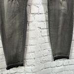 Jessica Simpson Kiss Me Super Skinny Gray Charcoal Denim Jeans Distressed sz 31 Photo 4