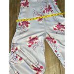 Morgan Lane  Bambi Jumpsuit Silk Floral Wide Leg y2k Lacey SIZE S Photo 8