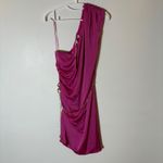 Ramy Brook NWT  Addie One Shoulder Satin Minidress Size 14 Photo 1