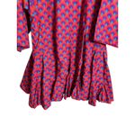 Rhode Ryan Dress in Red Retro Rainbow Print Mini Womans XL Photo 2