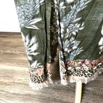 Faith long green seashell trim Hawaiian dress Size M Photo 8