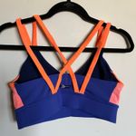 Oiselle  Sports Bra Running Purple Orange Strappy Size 6 No Pads Photo 1