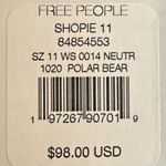 Free People  It's A Vibe Platform Slippers in Polar Bear NIB NWT Size 11 Chunky Photo 13