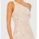 Mac Duggal NWT 9168 Pink Embellished One Shoulder Strappy Trumpet Gown Size 4 Photo 2