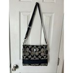 Coach  CROSSBODY PURSE ~ Signature Stripe black and tan Photo 1