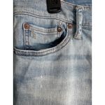 Polo Ralph Lauren Tompkins Skinny Crop Denim Ripped Jeans Blue Size 31 Photo 2