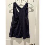 Lululemon Embodiment tank shirt althletic wear dot mesh dark Navy Blue Size S Photo 1