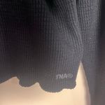 Aritzia NWT  Waffle West Long Sleeve Black Size Large Photo 5