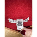 Eye Candy red pullover sweatshirt fleece cozy basic top women’s size L Photo 5