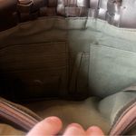 Nine West  Gold Basket Weave Shoulder Bag Purse with internal pockets Photo 11