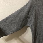 Free People  Heather Grey Ribbed Softly Structured Turtleneck Tunic Sweater - XS Photo 5