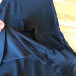 EXPRESS  black silk midi skirt Photo 4
