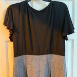 Merona Black&Gray Herringbone Sheath Dress XL Work Office Career Business Casual Photo 8