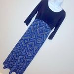 Bob Mackie Harlequin Mosaic Print Maxi Dress Size XS Photo 0