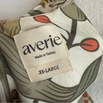 Averie Zalia Pleated Dress Efflorescence Print on Ivory Size XXL Green Photo 3