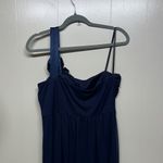 City Triangles Midnight Blue One-Shoulder Dress Cocktail Dress Photo 4