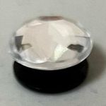 Crocs Silver Round Diamond Rhinestone Gem Stone Jibbitz Shoe Charm π Photo 1