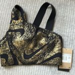 Nike NWT  Swoosh Medium-Support Asymmetrical Non-Padded Sports Bra XS Training Photo 2