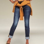 CAbi  High Straight Jeans Distressed Dark Wash High Waist 4 Style #3561 Photo 0