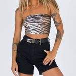 Princess Polly Black High Waist Shorts Photo 0