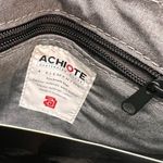 Achiote Guatemalan Goods Wool Full Grain Leather Pouch Green Photo 3