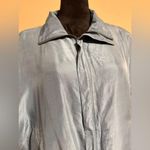 EUC FUDA International Blue 100 % silk bomber jacket size medium Photo 1