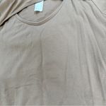 Fabletics Women’s Finely Cutout Seamless Bodysuit Ribbed Shortsleeve Desert XL Photo 13