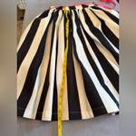 Vixen by Micheline Pitt Ghost Swing Skirt in Black and White Stripes Sz M Size M Photo 6