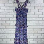 Saylor Kandacy Maxi Dress in Dahlia Floral Block Print Size XS Photo 1