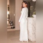 Lulus LULU’S Love Lasts Forever White Sequin Long Sleeve Maxi Dress Photo 7