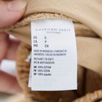 American Eagle  Tan Camale Belted Corduroy Mini Skirt Small Photo 5