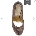 Halston Heritage HALSTON Cindy platform pump black bronze metallic size 6 Photo 4