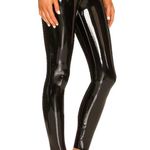 Revolve PETITE FAUX PATENT LEATHER LEGGING IN BLACK Photo 2