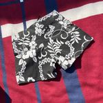 Vintage tropical l’attitude black white Hawaiian swim trunk shorts Size M Photo 1