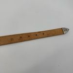 Genuine Leather Brown Western Style Belt Metal Conchos Eagle Women Fits XS Photo 6