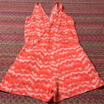 Alternative DEEP V CUT ORANGE STRIPED ROMPER Photo 5