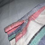 Orvis  Linen/Rayon Multicolor Striped Shirt Women Top Size Medium Photo 6