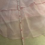 EXPRESS Pastel Pink Tiered Ruffle Cocktail Dress Sleeveless Women’s Small Photo 5