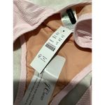 J.Crew String Ribbed Curved Waist Cheeky Swim Bikini Bottom Size M Light Pink Photo 3