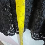 Vintage Black Lace Trim Dress 90s Grunge Y2K 2000s Whimsigoth Small Photo 2