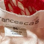 Francesca's Francesca’s Red Lace Halter Neck Sleeveless Cocktail Mini Party Dress, EUC, Med Photo 10