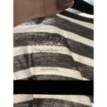 Isabel Maternity  By Nordstrom Womens Black & White Striped Sleeveless Flowy Tank Photo 2