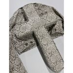 NEW SEVENTH HEAVEN WOMENS CROSS SNAKE JACKET XS Gray Photo 3